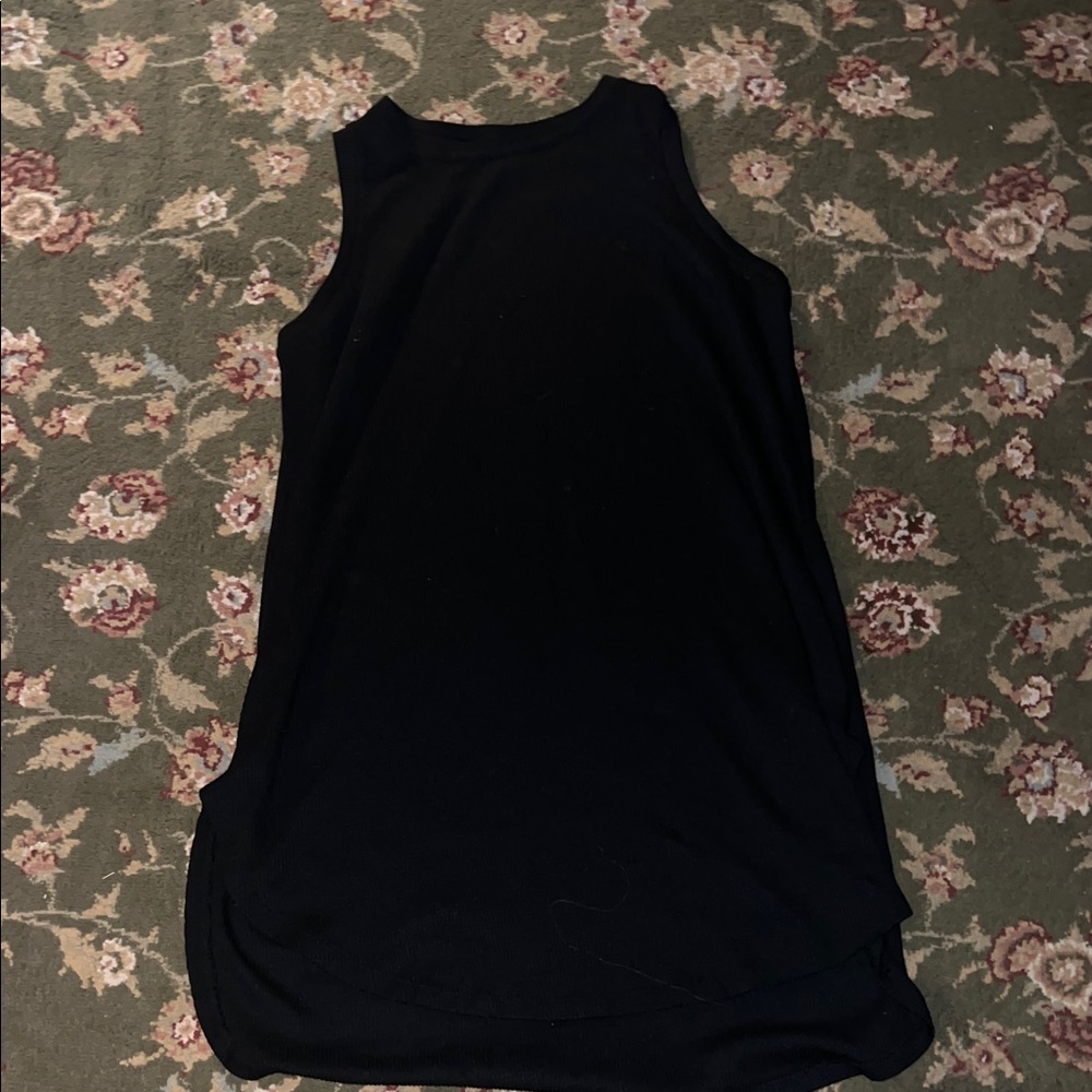 SHEIN Black Sleeveless Swim Coverup
